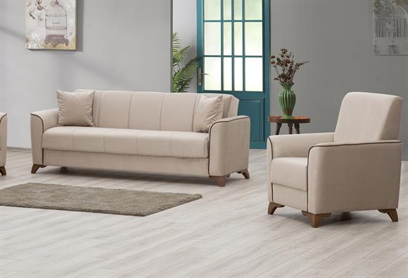 Alfa Kanepe Takımı (Krem)