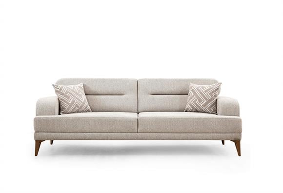 Alya Üçlü Koltuk (Vizon)