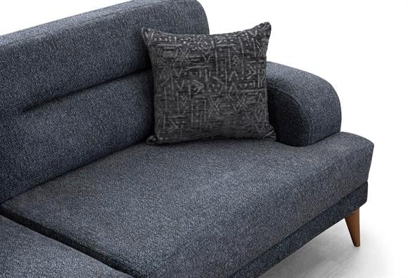 Alya Üçlü Koltuk (Antrasit)
