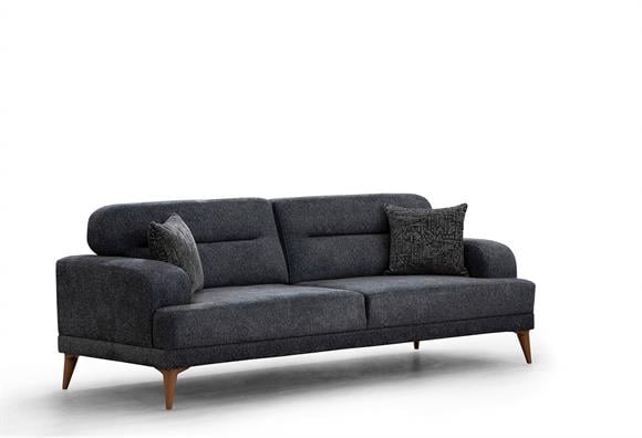 Alya Üçlü Koltuk (Antrasit)