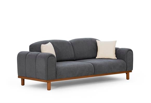 Armina Bohem Üçlü  - Koyu Gri