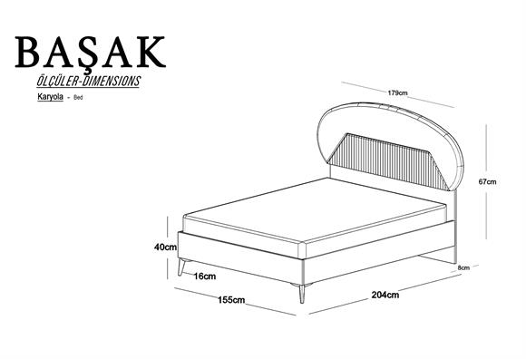 Başak 150 Lık Karyola