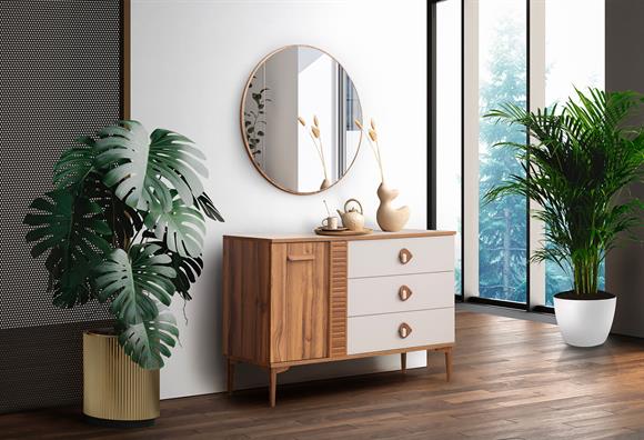 Başak Aynalı Makyaj Masası