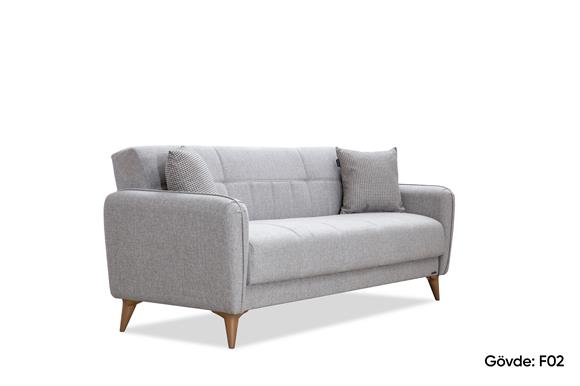 Bella Kanepe Takımı (Açık Gri)