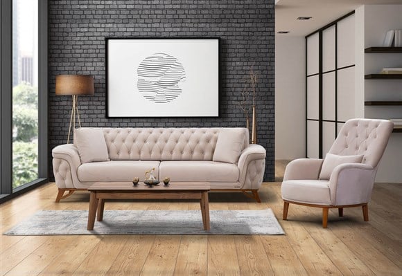 Beyzade Koltuk Takımı (Vizon)