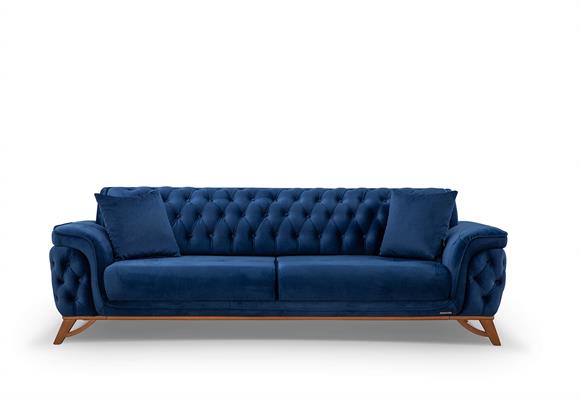 Beyzade Üçlü Koltuk (Lacivert)