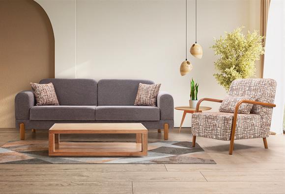 Biga Kanepe Takımı (Gri)