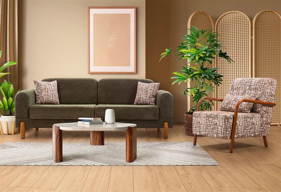 Biga Kanepe Takımı (Koyu Yeşil)