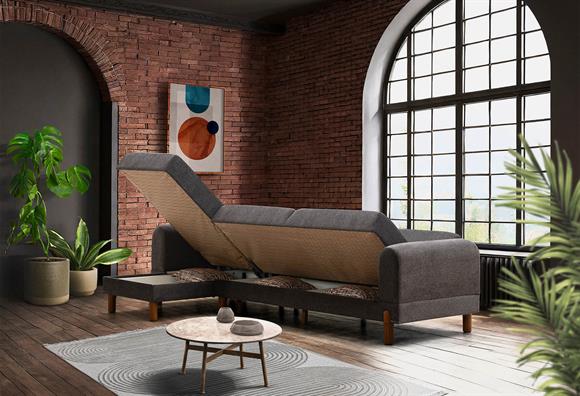 Biga Köşe Takımı (Gri)