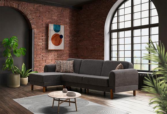 Biga Köşe Takımı (Gri)