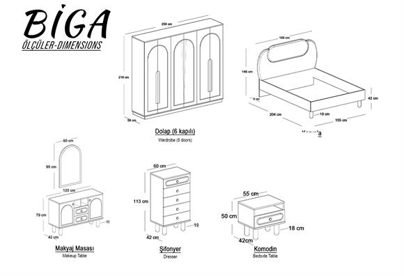 Biga Yatak Odası Takımı