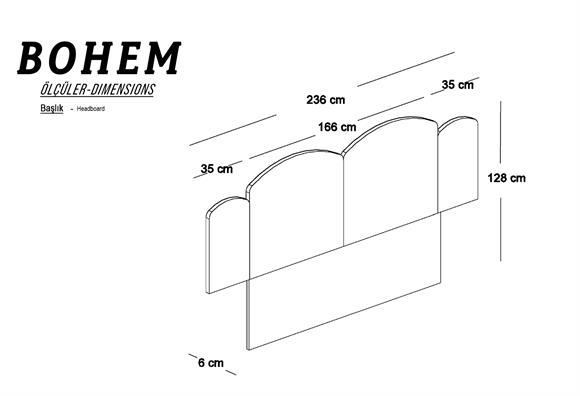 Bohem 160lık Başlık