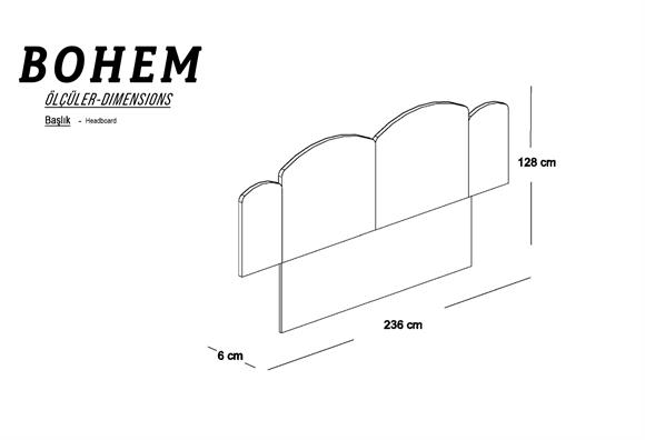 Bohem 160lık Başlık