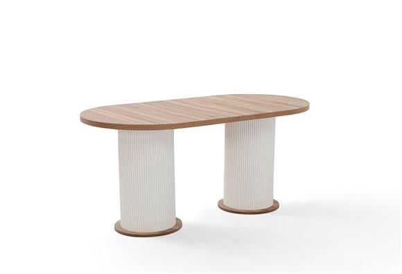 175lik Bohem Elips Açılır Yemek Masası (Dut)