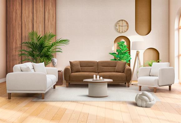 Bohem Koltuk Takımı (Krem)