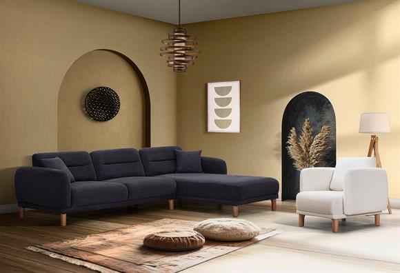 Bohem Köşe Takımı (Antrasit)