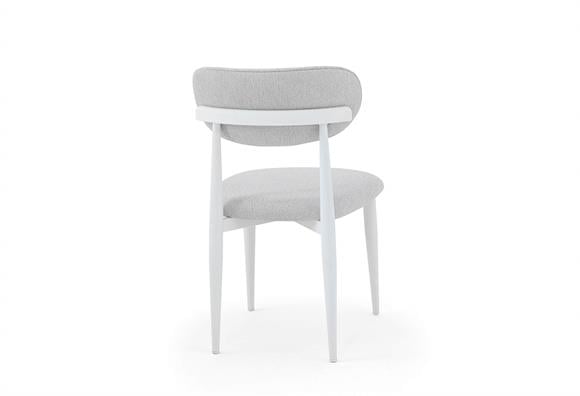 Bohem Plus Sandalye (Metal Beyaz Ayak/Krem)