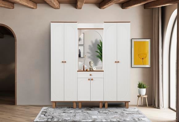 Bohem Raflı Portmanto