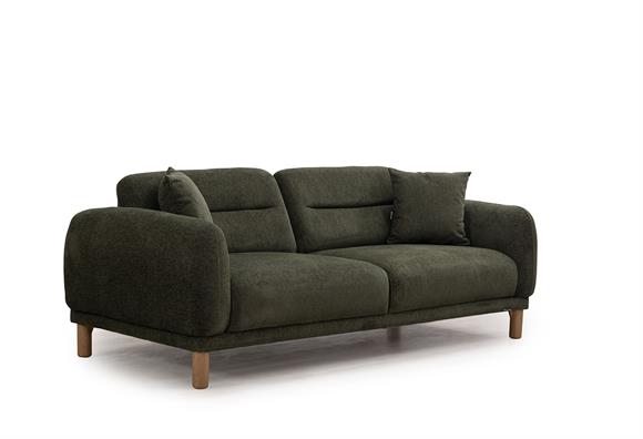 Bohem Üçlü Koltuk (Haki Yeşil)