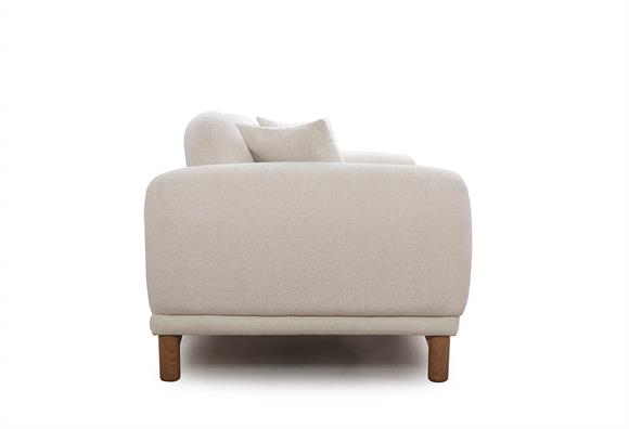 Bohem Üçlü Koltuk (Krem)