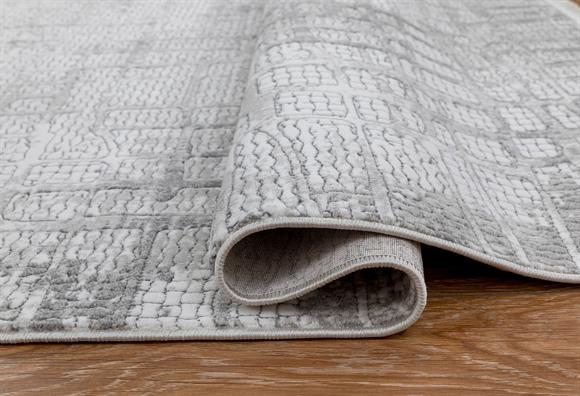 Butik Krem/Gri Halı 80X150 (BT348)