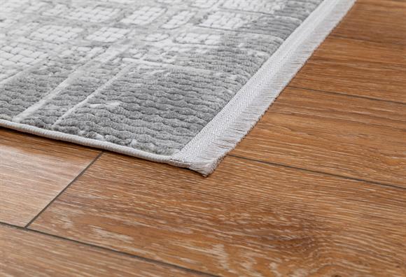 Butik Krem/Gri Halı 80X150 (BT348)