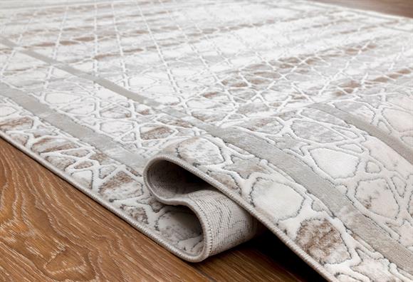 Butik Krem/Kahve Halı 80x150 (BT308)