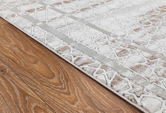 Butik Krem/Kahve Halı 80x150 (BT308)