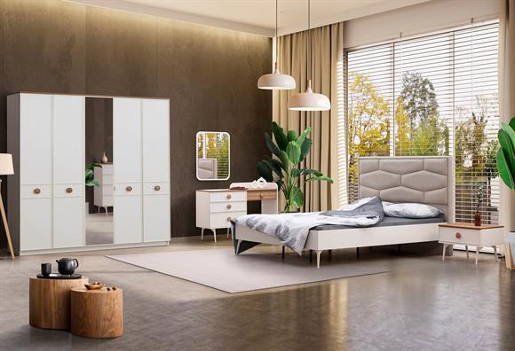 Button 5 Kapılı Yatak Odası Takımı