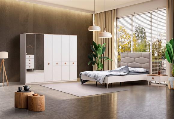 Button 6 Kapılı Yatak Odası Takımı