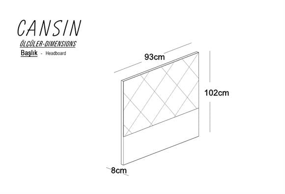 Cansın 90lık Başlık - (Sütlü Kahve)