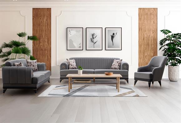 Doru Kanepe Takımı (Sütlü Kahve)