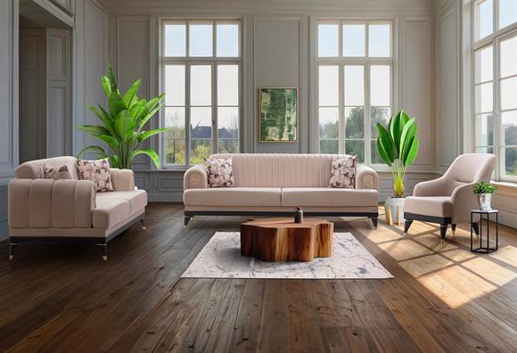 Doru Kanepe Takımı (Sütlü Kahve)