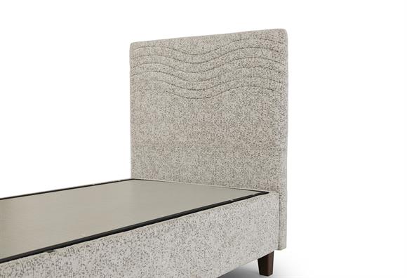 Efsane 90x190 Baza - Başlık Seti ( Pavlova - Açık Gri)