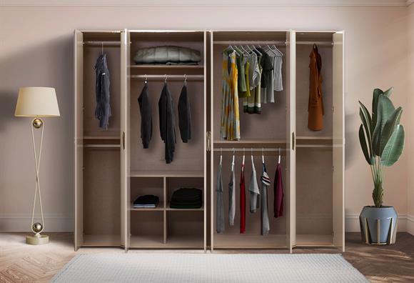 Ekru 6 Kapılı Yatak Odası Takımı