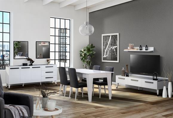 Empoli Yaşam Odası (Beyaz)