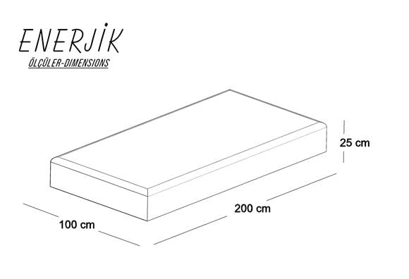 Enerjik 100X200 Yatak