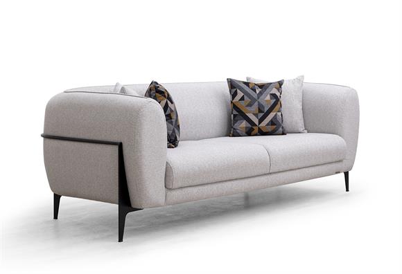 Esila Üçlü (Açık Gri)