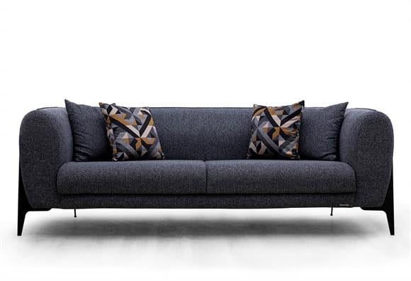 Esila Üçlü (Koyu Gri)