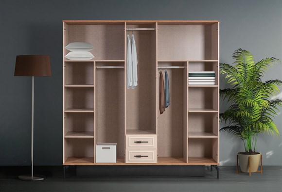 Evona 5 Kapılı Dolap