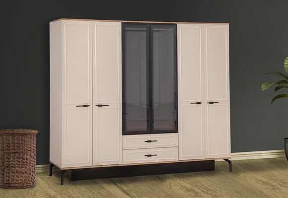 Evona 6 Kapılı Dolap