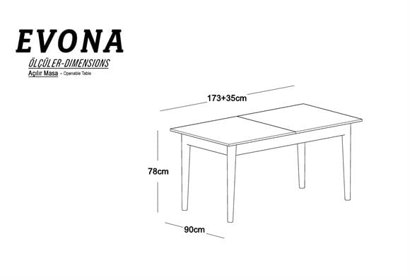 Evona Açılır Masa