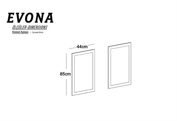 Evona Konsol Ayna Paneli 
