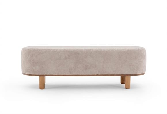 Ezel 130 Luk Bench - Açık Gri