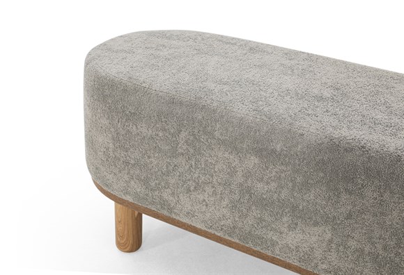 Ezel 130 Luk Bench - Açık Gri