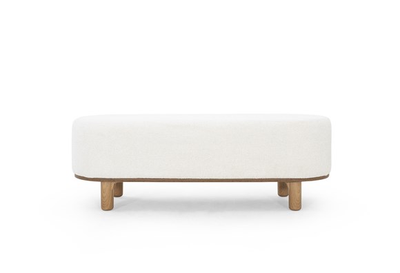 Ezel 130luk Bench - Krem