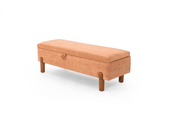 Ezel 130luk Sandıklı Bench - Somon