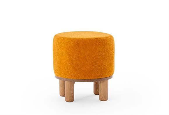 Ezel 45 Lik Puf -Altın Sarısı