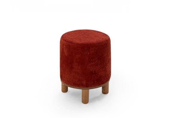 Ezel 45 Lik Puf  - Bordo