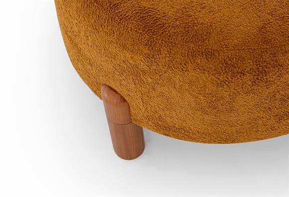 Ezel 60 Lık Puf - Altın Sarısı